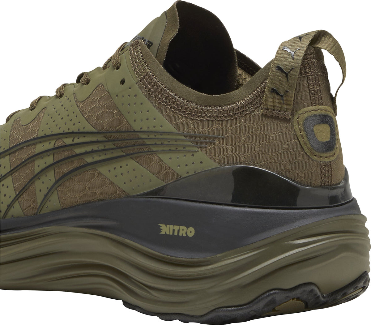 Puma ForeverRun Nitro WTR Men's Running Shoes - Green