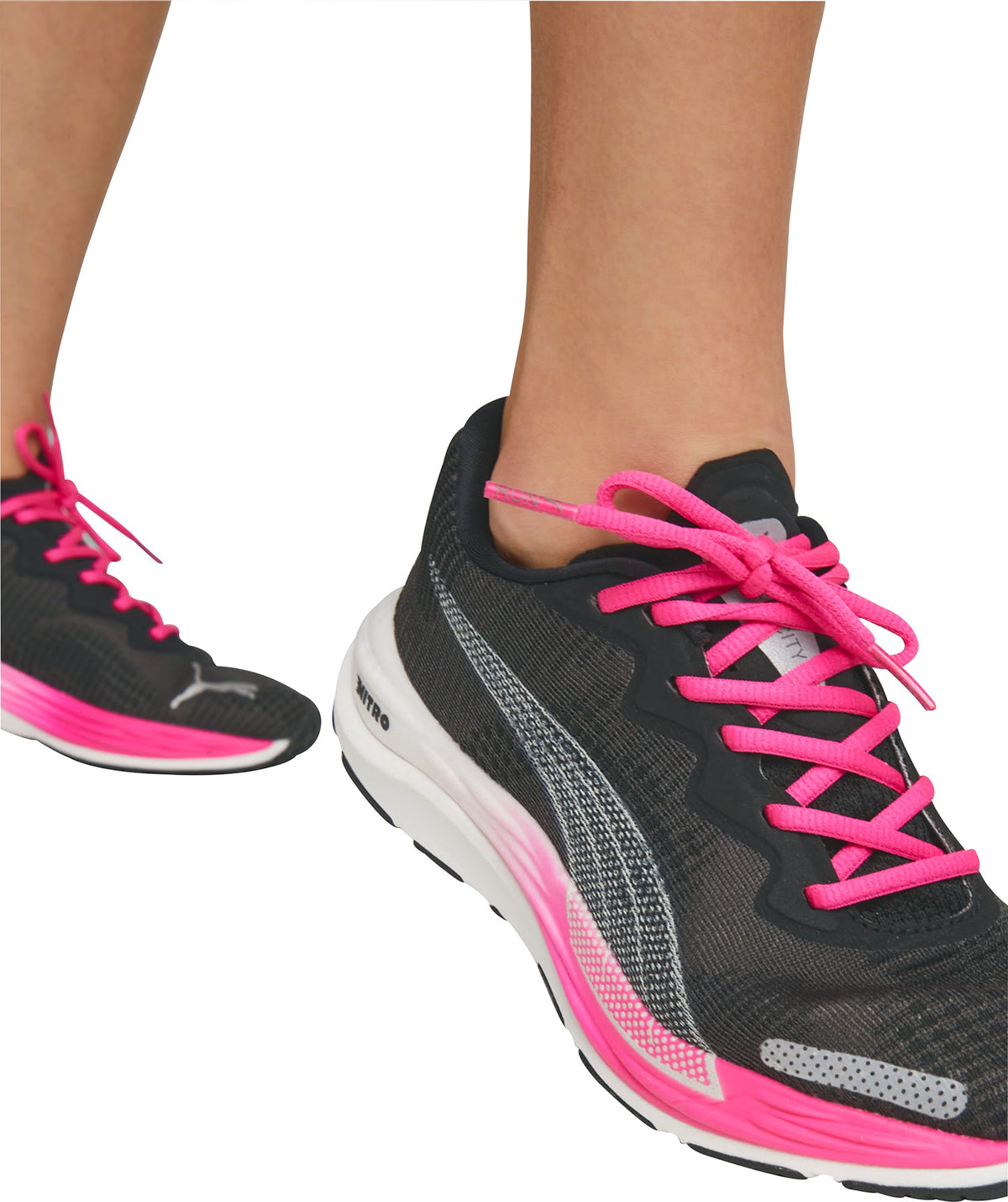 Puma Velocity Nitro 2 Women's Running Shoes - Black
