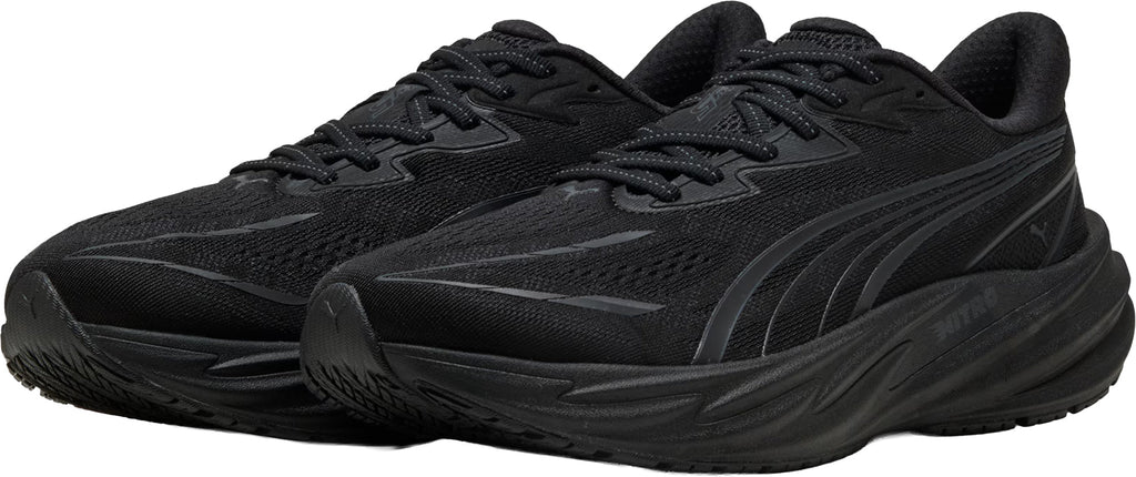 Puma Velocity Nitro 5 WIDE FIT Men's Running Shoes - Black