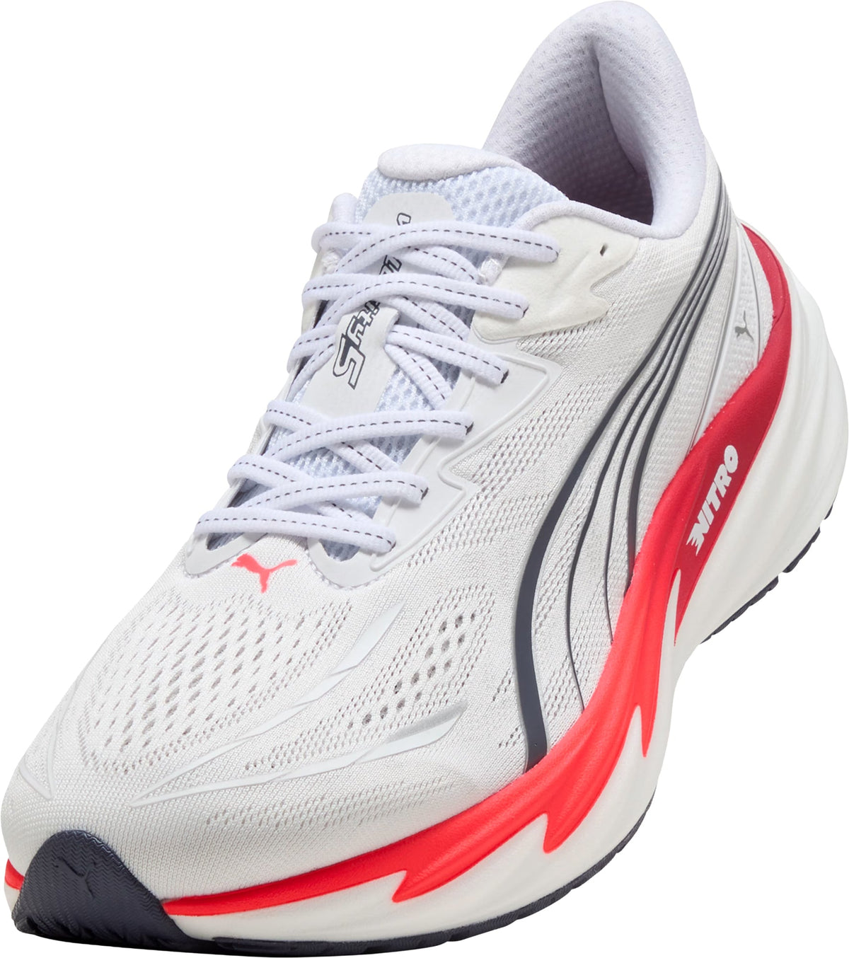 Puma Velocity Nitro 5 WIDE FIT Men's Running Shoes - White