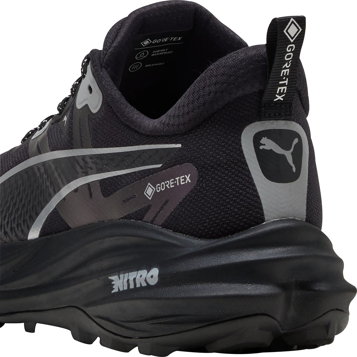 Puma Voyage Nitro 4 GORE - TEX Men's Trail Running Shoes - Black