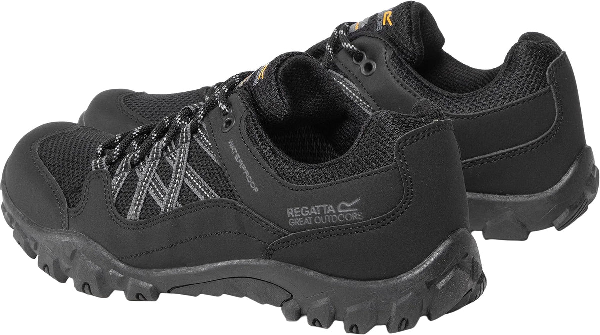 Regatta Edgepoint III Waterproof Men's Walking Shoes - Black