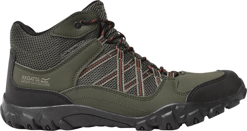 Regatta Edgepoint Waterproof Men's Walking Boots - Green