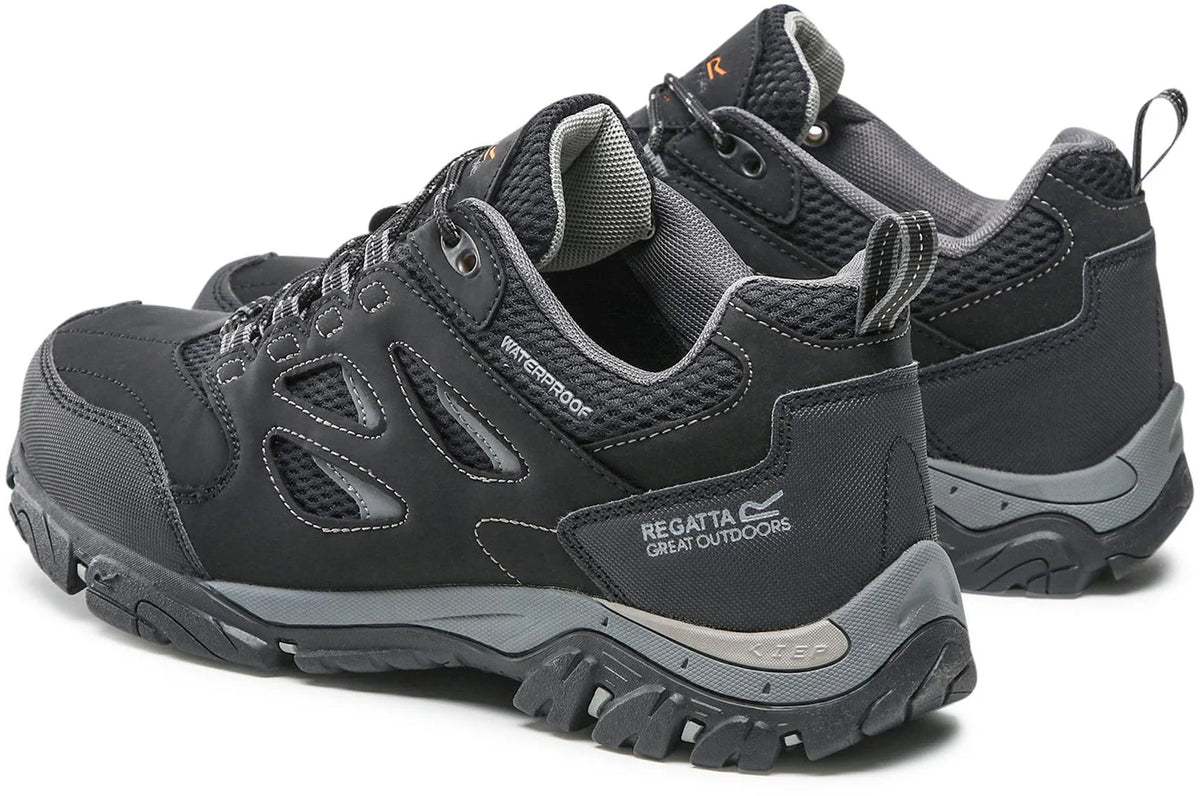 Regatta Holcombe Waterproof Men's Walking Shoes - Black