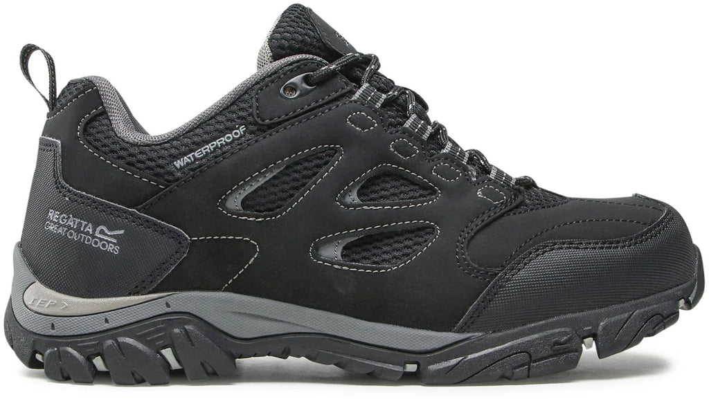 Regatta Holcombe Waterproof Men's Walking Shoes - Black