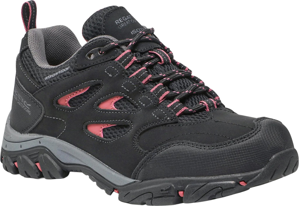 Regatta Holcombe Waterproof Women's Walking Shoes - Black
