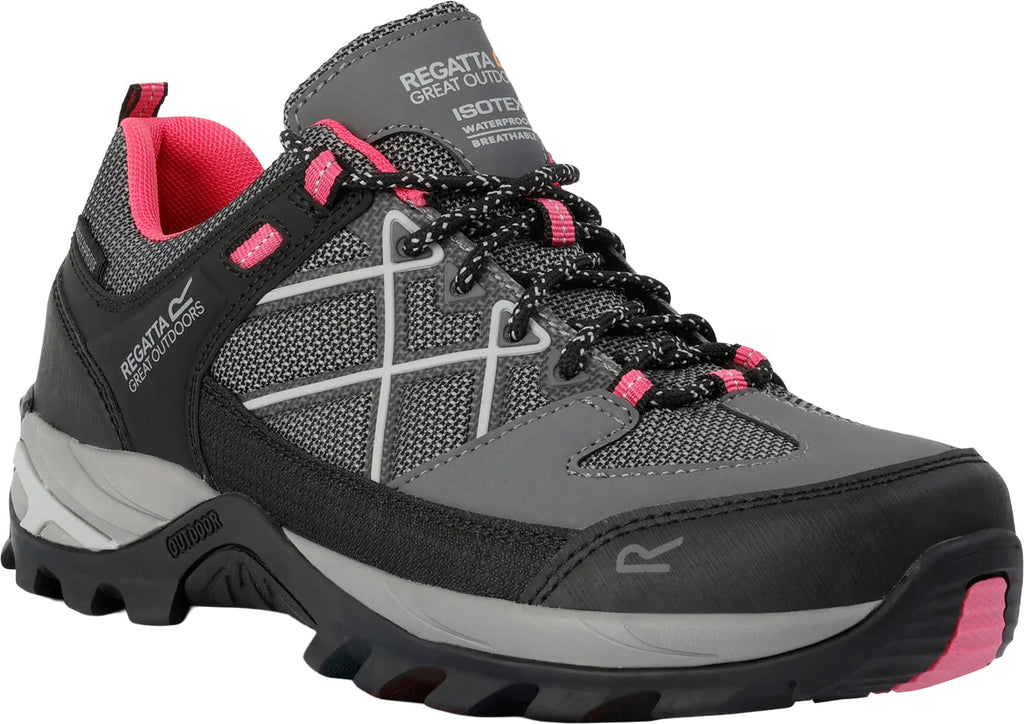 Regatta Samaris III Waterproof Women's Walking Shoes - Grey