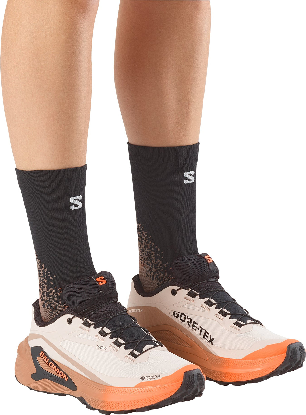 Salomon Genesis 2 GORE - TEX Women's Trail Running Shoes - Brown