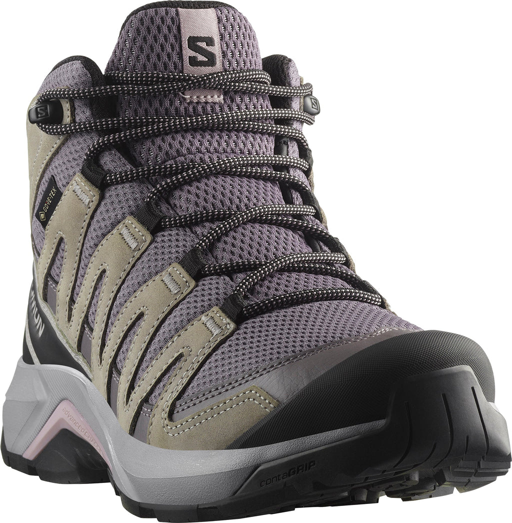 Salomon X - Adventure Recon Mid GORE - TEX Women's Walking Shoes - Grey