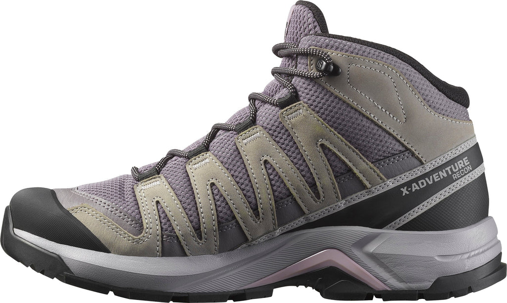 Salomon X - Adventure Recon Mid GORE - TEX Women's Walking Shoes - Grey