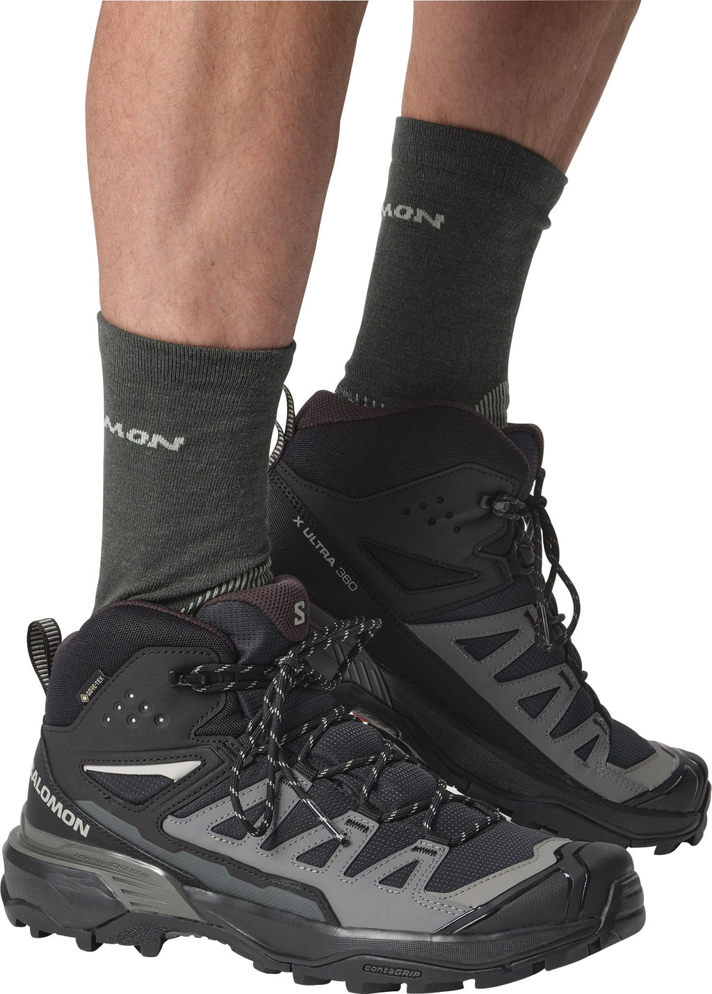 Salomon X Ultra 360 Mid GORE - TEX Men's Walking Boots - Black