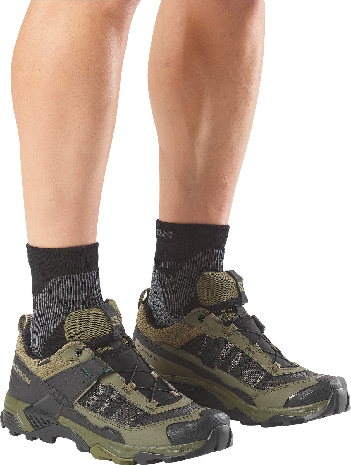 Salomon X Ultra 5 GORE - TEX Men's Walking Shoes - Green