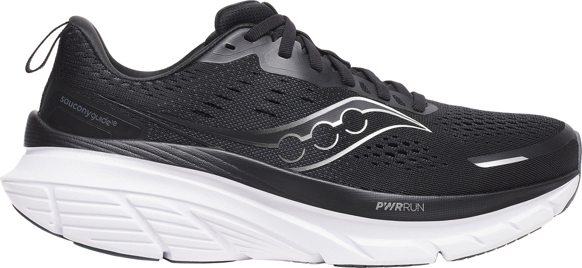 Saucony Guide 18 WIDE FIT Men's Running Shoes - Black