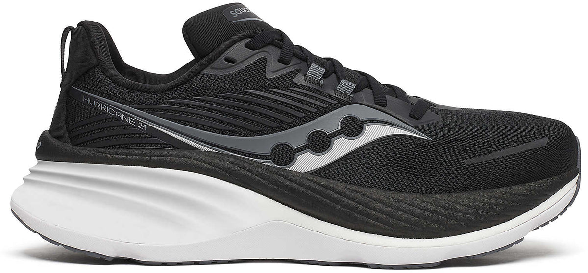 Saucony Hurricane 24 Men's Running Shoes - Black
