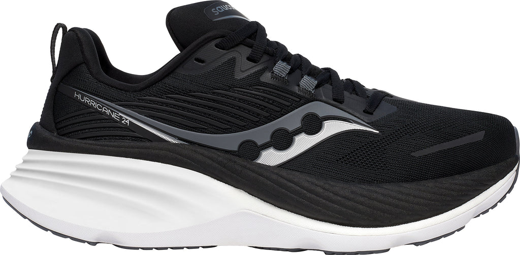 Saucony Hurricane 24 WIDE FIT Women's Running Shoes - Black