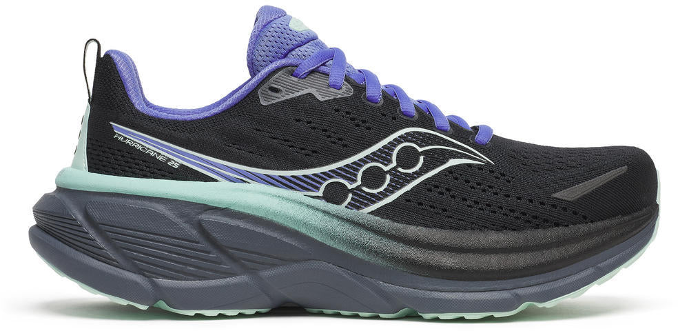 Saucony Hurricane 25 Women's Running Shoes - Black