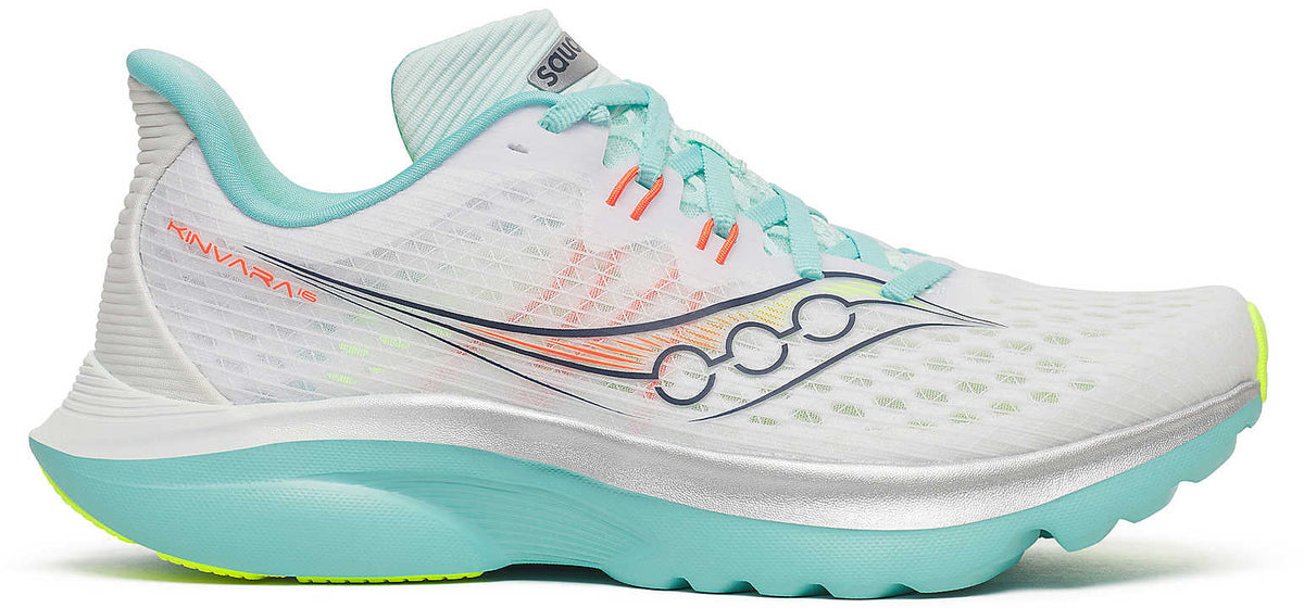 Saucony Kinvara 16 Women's Running Shoes - White