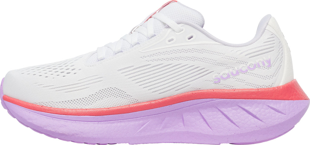 Saucony Ride 18 Women's Running Shoes - White