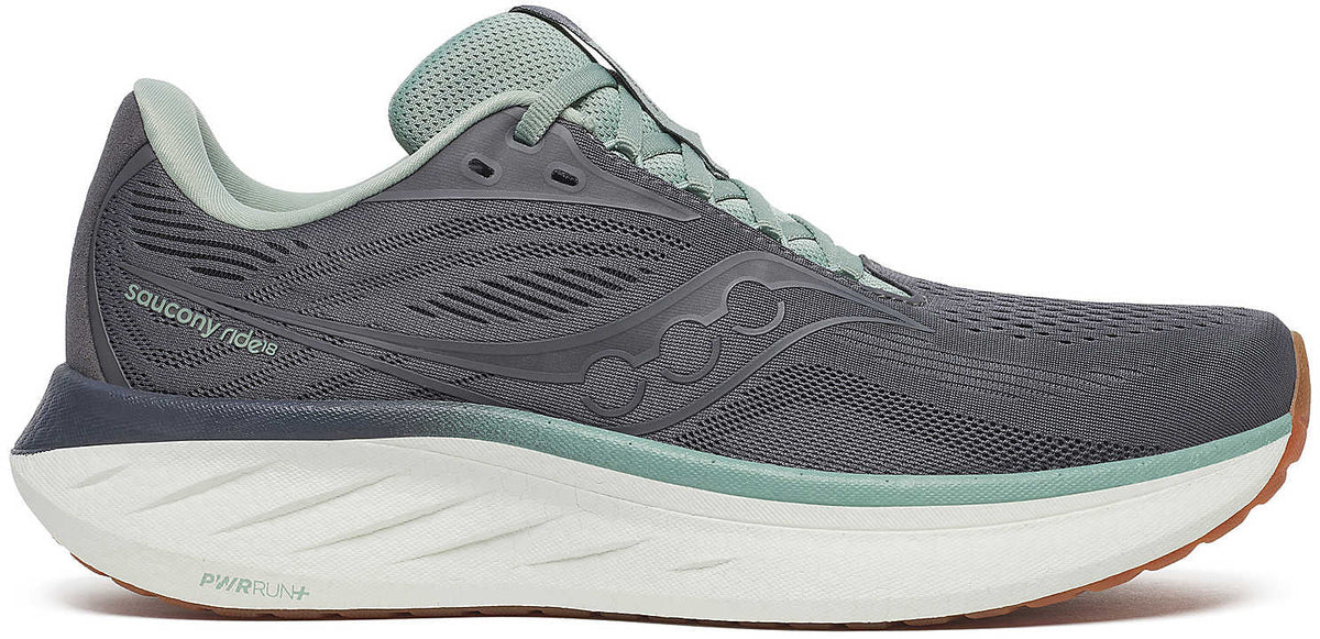 Saucony Ride 18 Men's Running Shoes - Grey