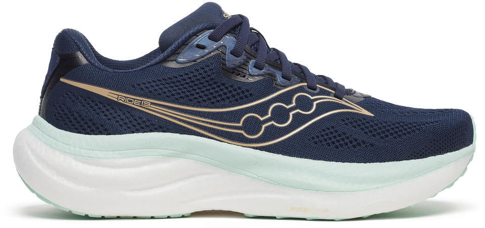 Saucony Ride 19 Women's Running Shoes - Blue