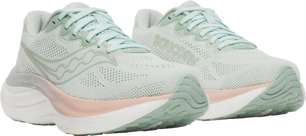 Saucony Ride 19 Women's Running Shoes - Green
