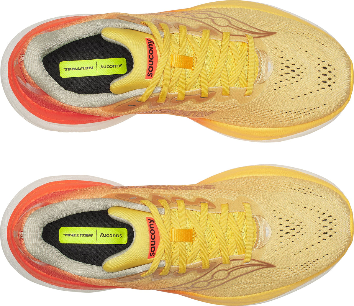Saucony Ride 19 Men's Running Shoes - Yellow