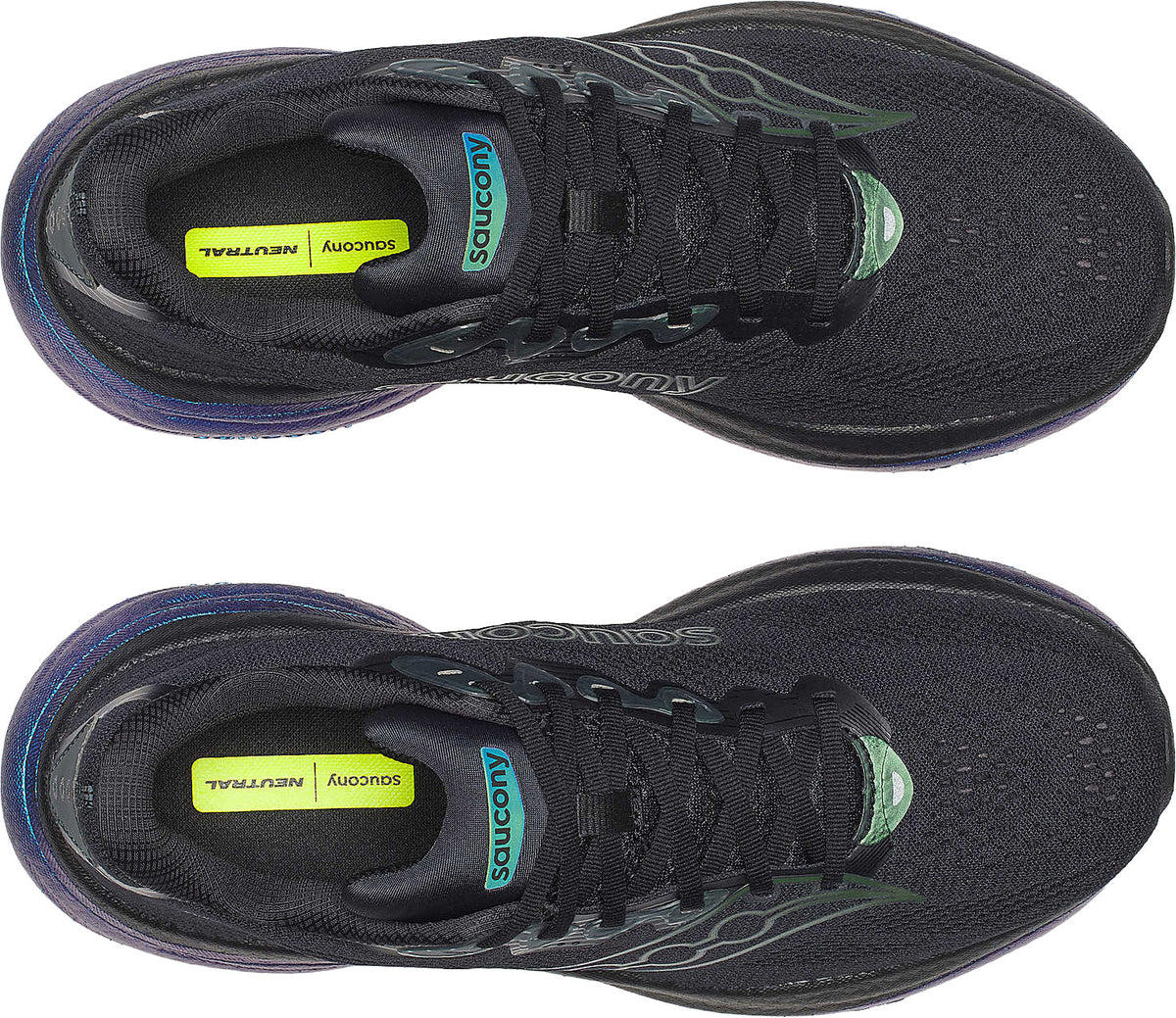Saucony Ride 19 Men's Running Shoes - Black