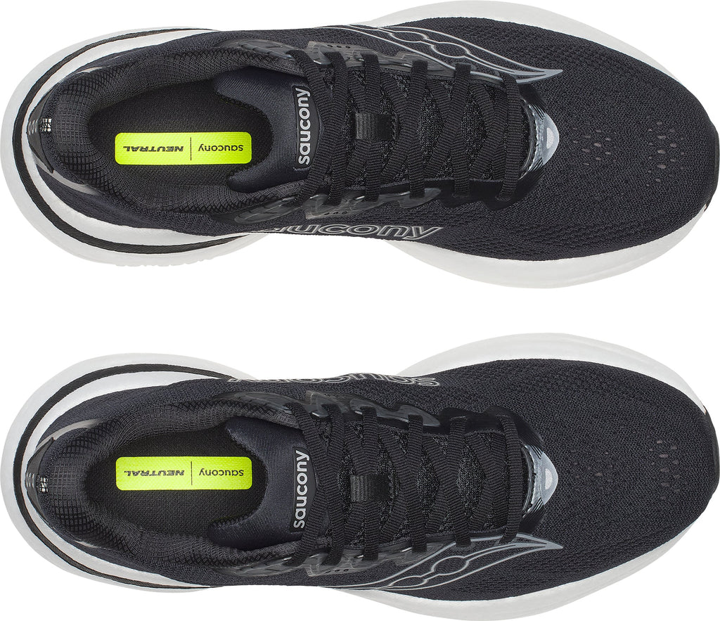Saucony Ride 19 WIDE FIT Men's Running Shoes - Black