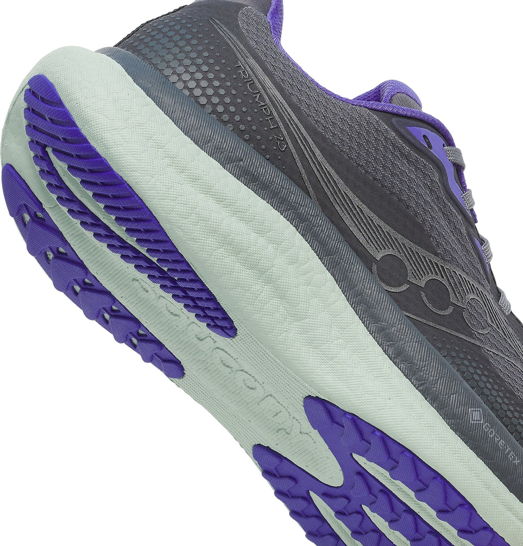 Saucony Triumph 23 GORE - TEX Women's Running Shoes - Grey