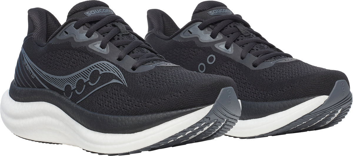 Saucony Triumph 23 WIDE FIT Women's Running Shoes - Black