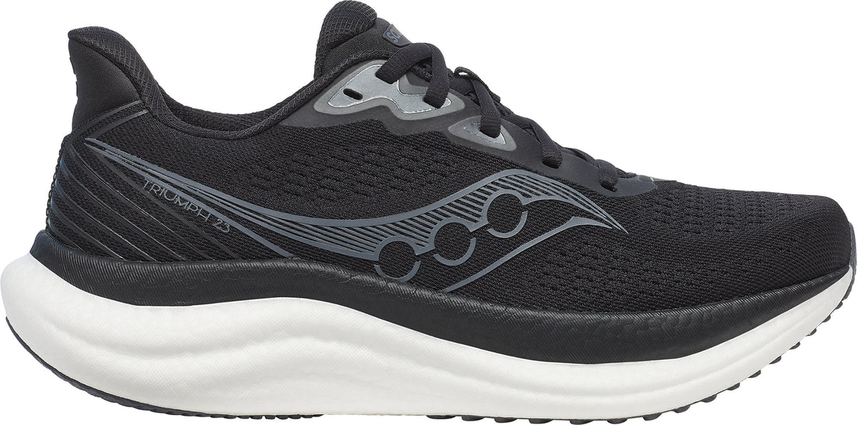 Saucony Triumph 23 WIDE FIT Women's Running Shoes - Black