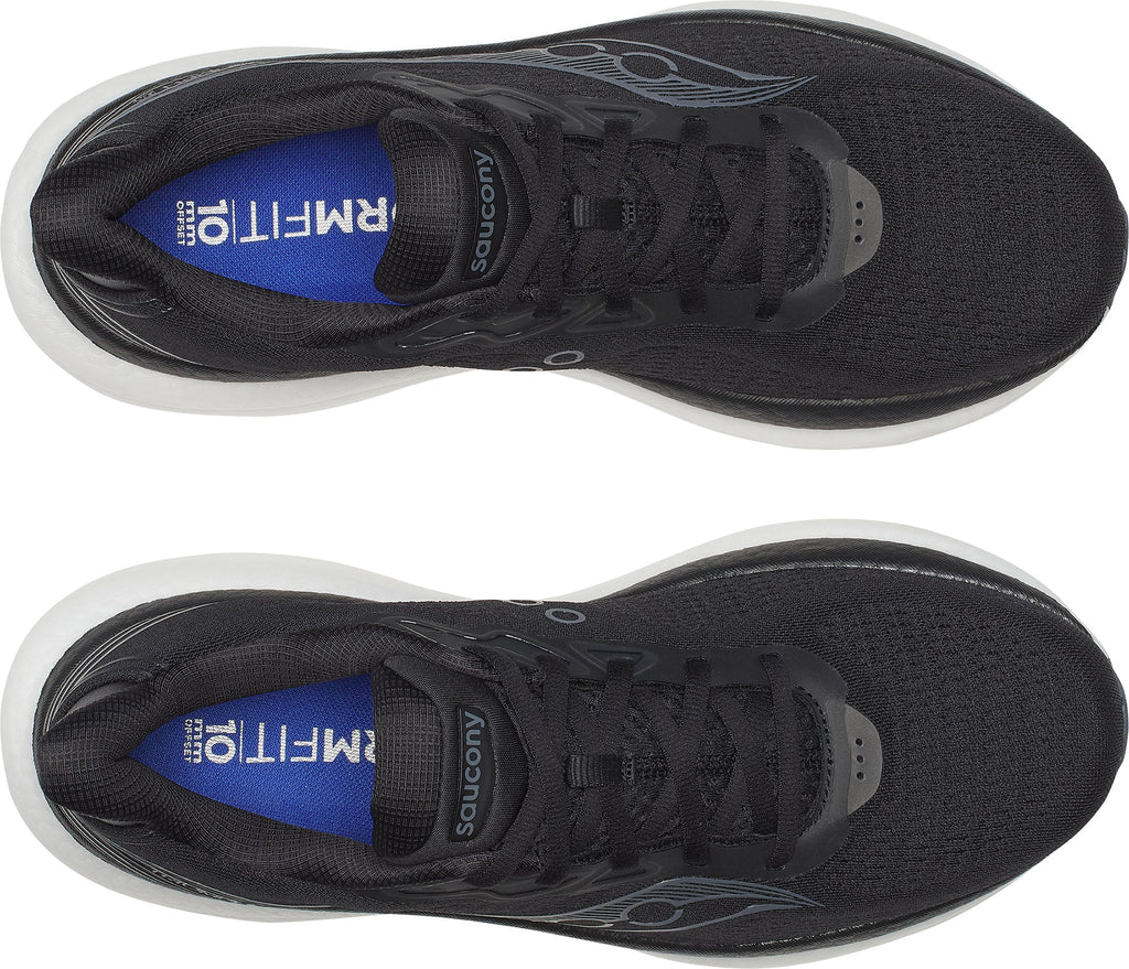 Saucony Triumph 23 WIDE FIT Men's Running Shoes - Black