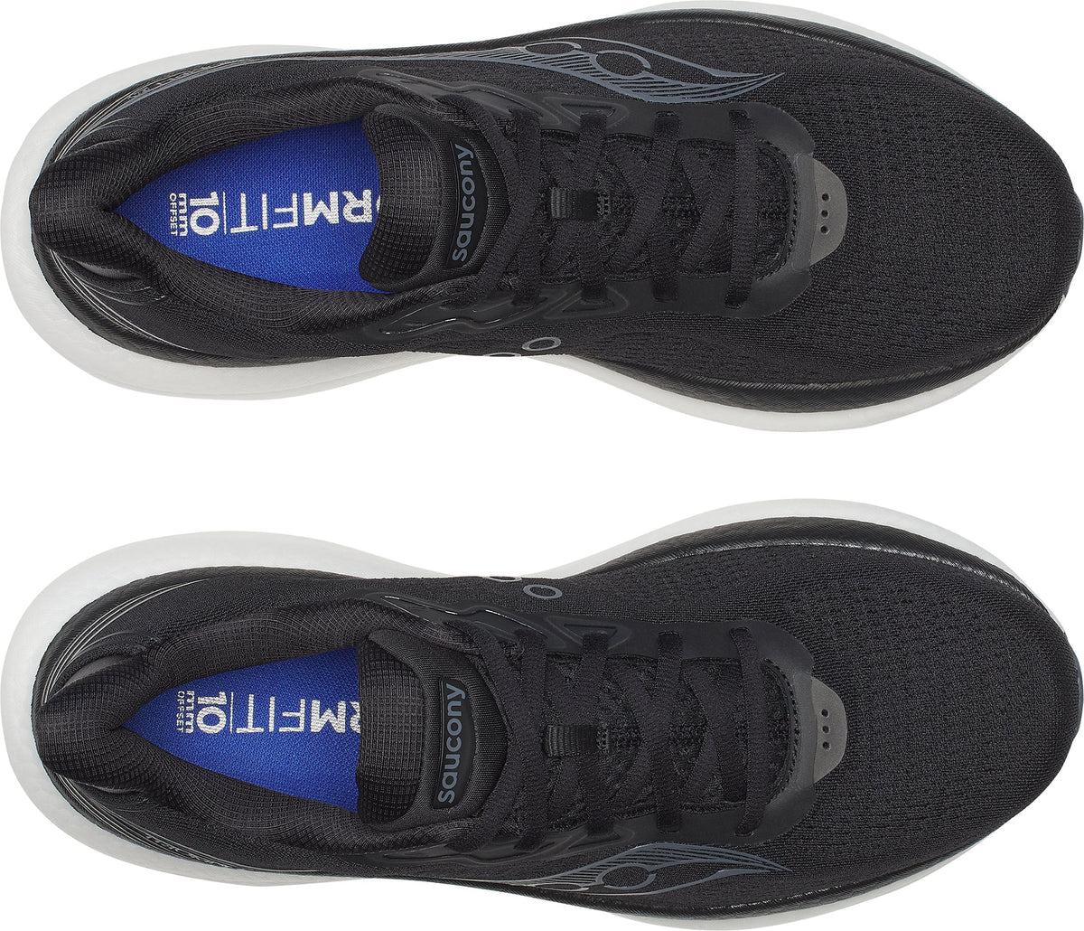 Saucony Triumph 23 WIDE FIT Men's Running Shoes - Black