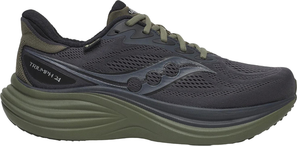 Saucony Triumph 24 GORE - TEX Men's Running Shoes - Black