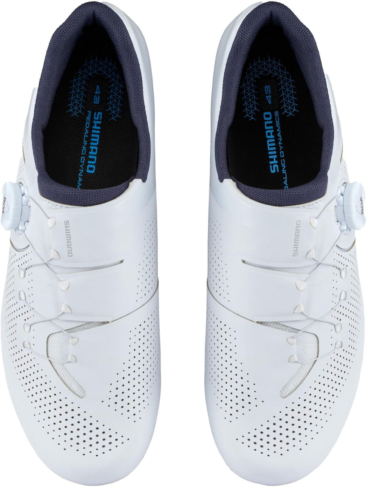Shimano RC302 Men's Road Cycling Shoes - White