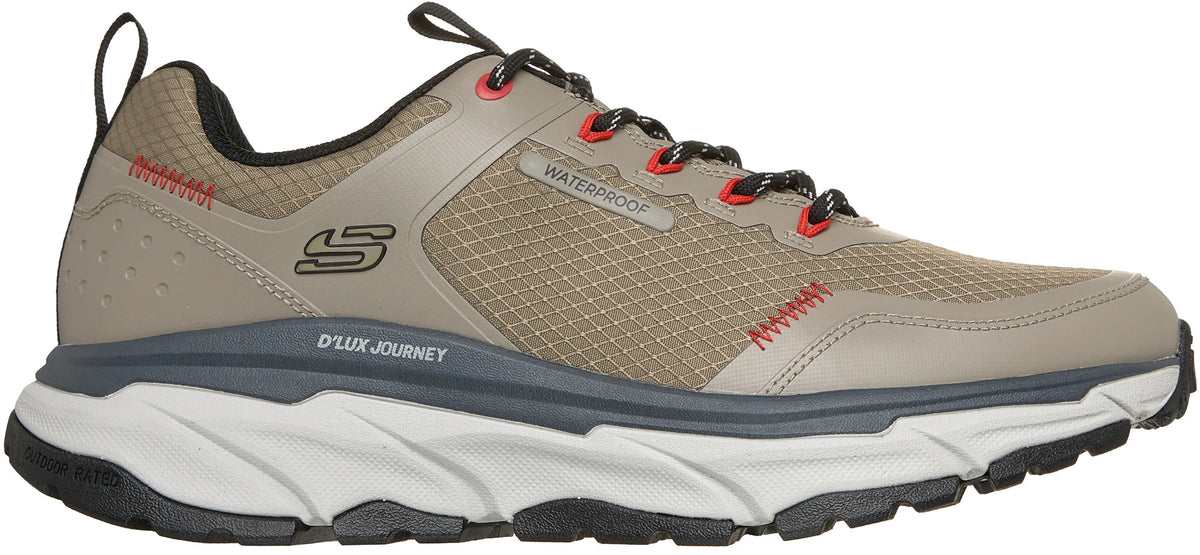 Skechers D'Lux Journey Slate Peak Waterproof Men's Walking Shoes - Green
