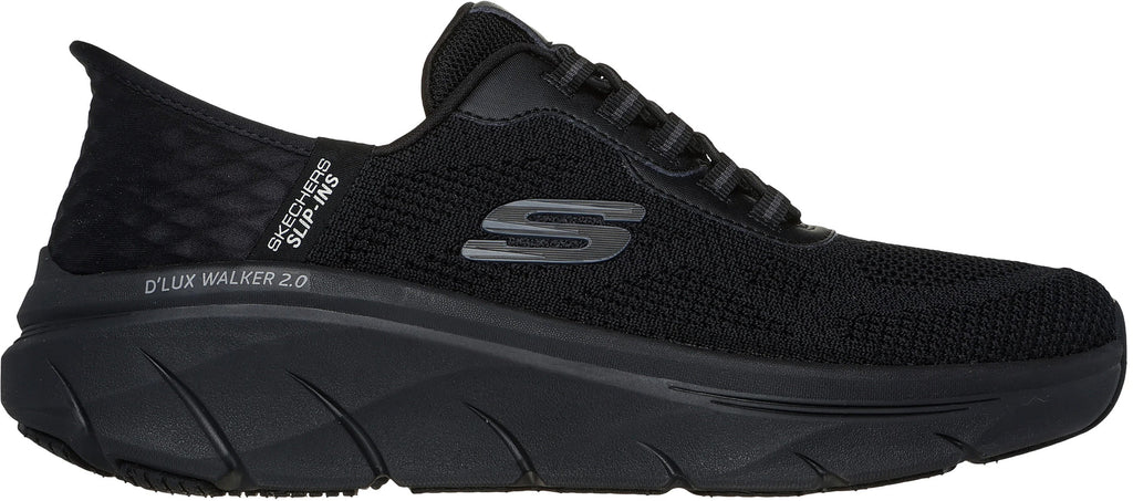 Skechers D'Lux Walking 2.0 Rezinate Men's Walking Shoes - Black