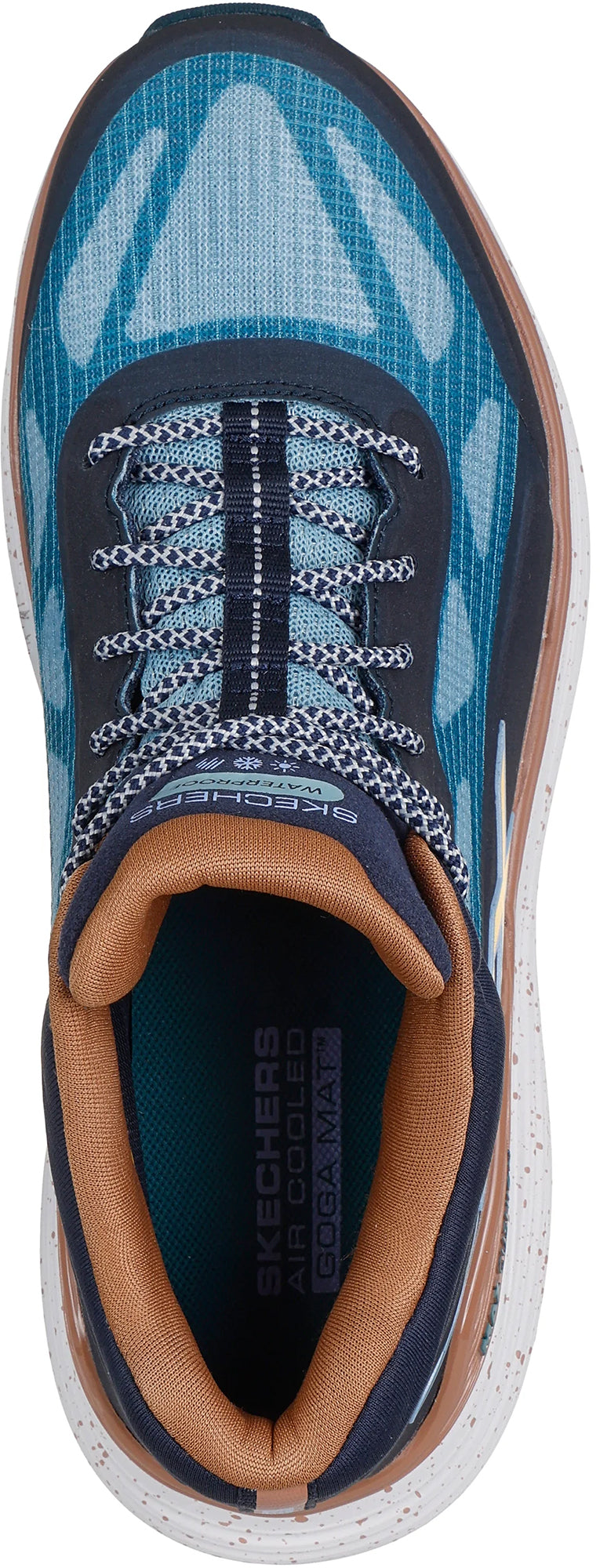 Skechers Max Cushioning Suspension Terrace Waterproof Women's Running Shoes - Blue