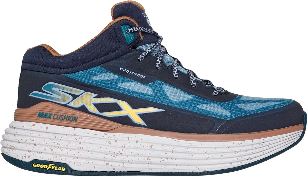Skechers Max Cushioning Suspension Terrace Waterproof Women's Running Shoes - Blue