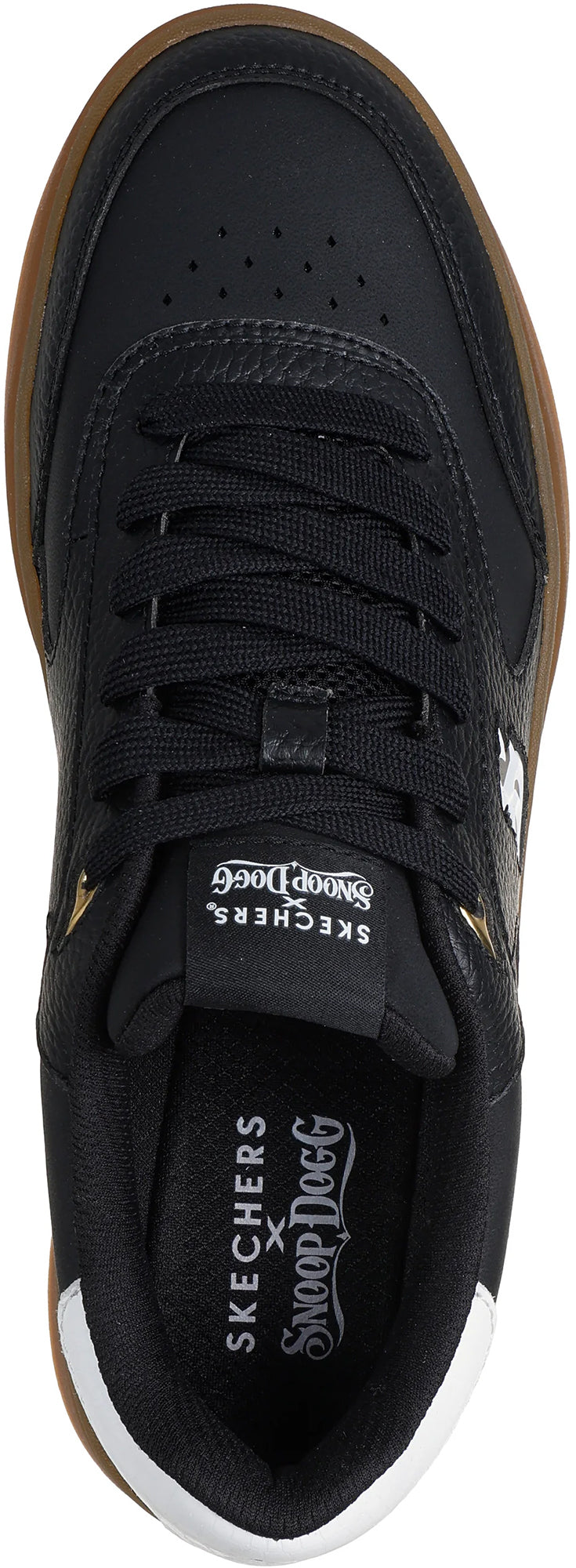 Skechers Snoop Dogg Courtside Cali Dudez Men's Shoes - Black