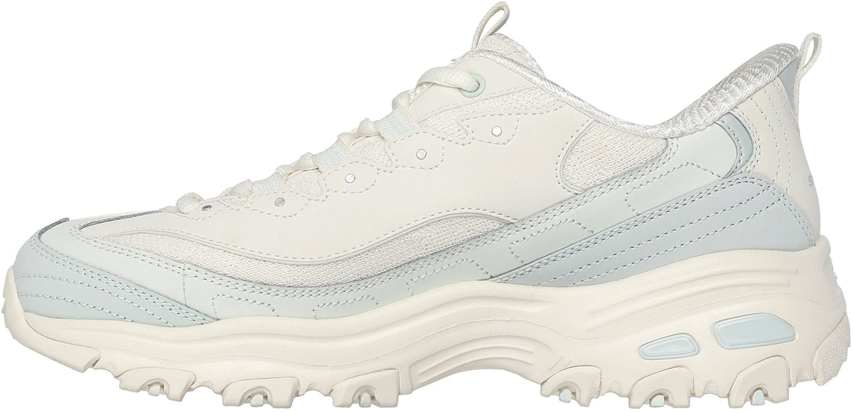 Skechers Sport D'Lites Smooth Nostalgia Women's Shoes - Cream