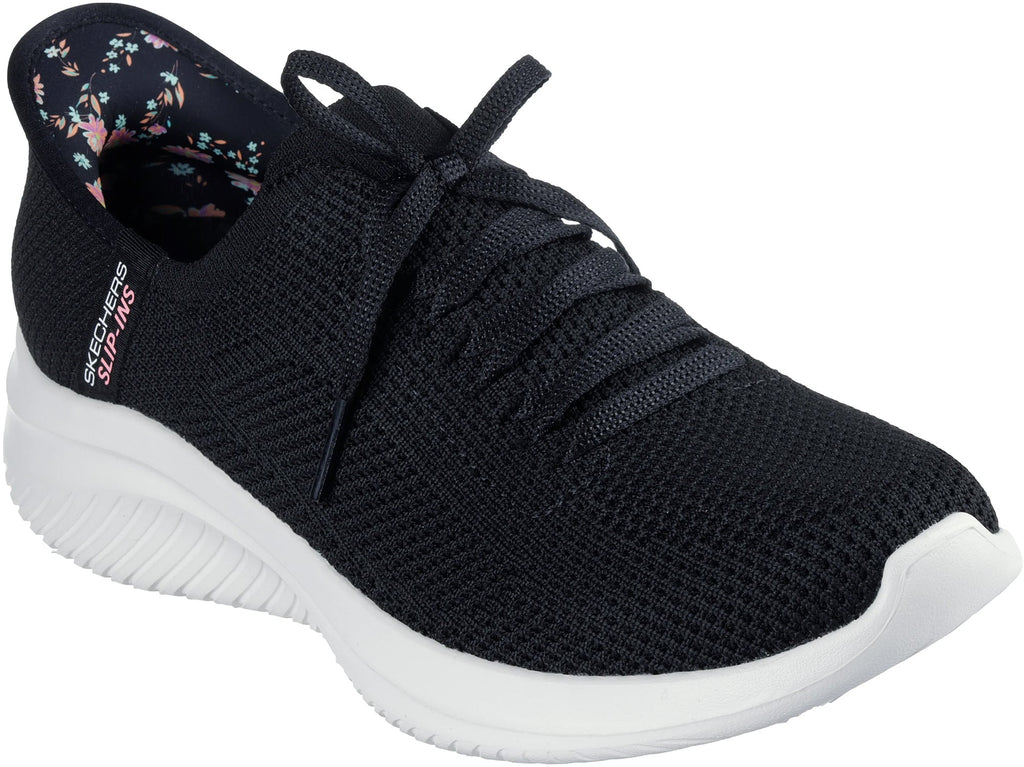 Skechers Ultra Flex 3.0 Morning Blossom Women's Shoes - Black