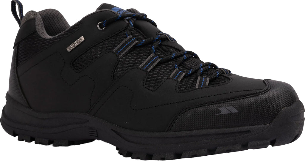 Trespass Finley Waterproof Men's Walking Shoes - Black