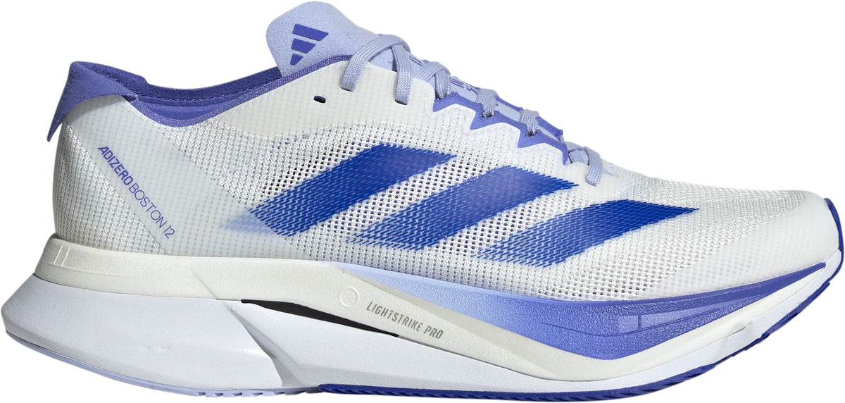 adidas Adizero Boston 12 Women's Running Shoes - White