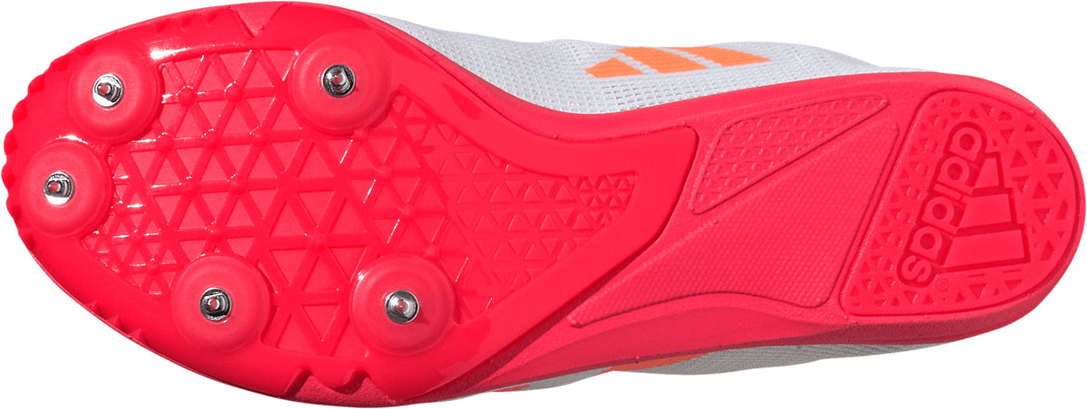 adidas Allroundstar Junior Running Spikes - White