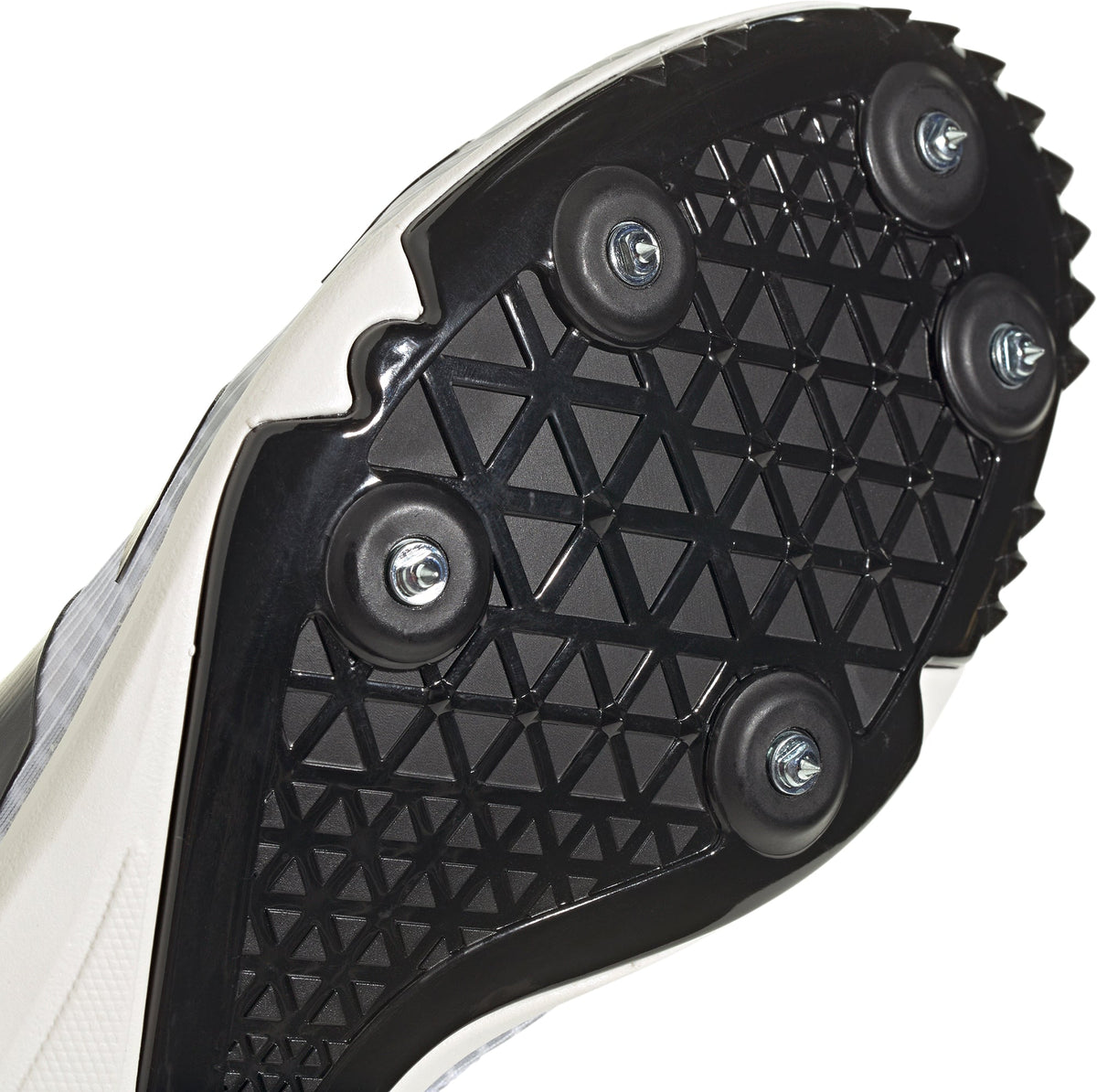 adidas Distancestar Running Spikes - White