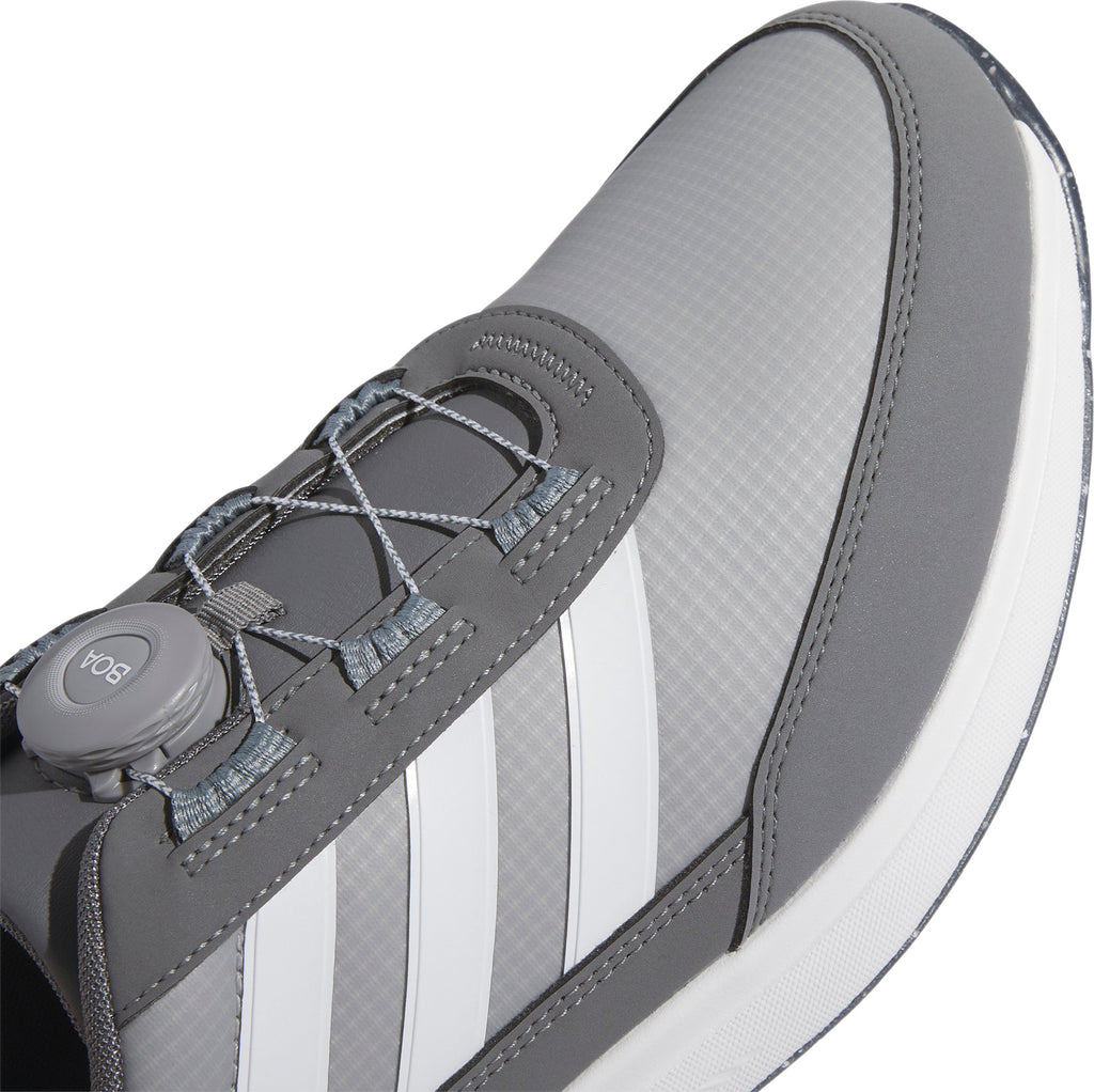 adidas S2G BOA 24 WIDE FIT Spikeless Men's Golf Shoes - Grey