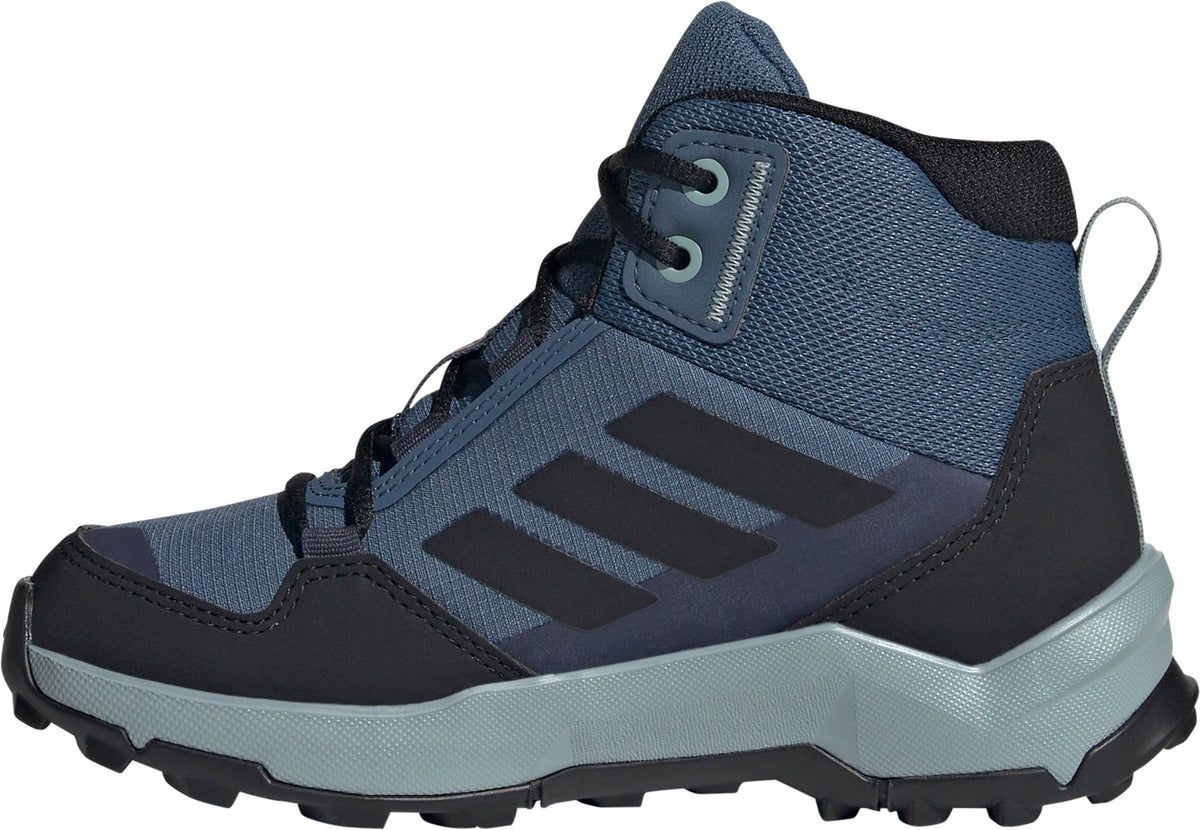 adidas Terrex AX4R Mid RAIN.RDY Junior Walking Boots - Blue