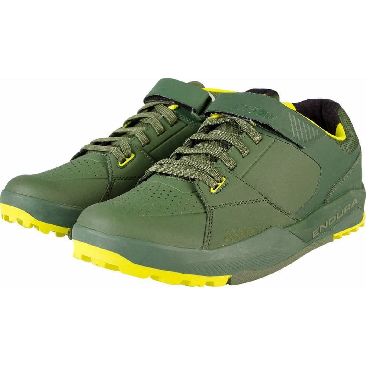 Endura MT500 Burner Flat Men's MTB Cycling Shoes - Green