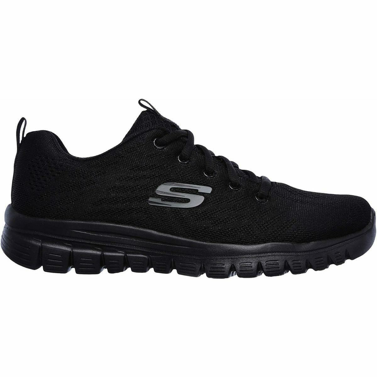 Skechers Graceful WIDE FIT Women's Training Shoes - Black